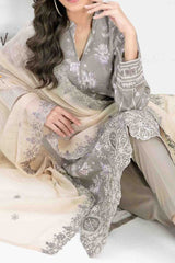 Talayeh By Tawakkal Unstitched 3 Piece Emb Digital Printed Lawn Suit-D-2558
