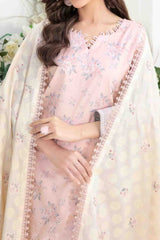 Talayeh By Tawakkal Unstitched 3 Piece Emb Digital Printed Lawn Suit-D-2559