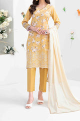 Talayeh By Tawakkal Unstitched 3 Piece Emb Digital Printed Lawn Suit-D-2560
