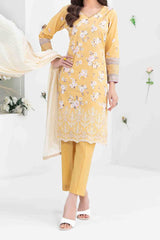 Talayeh By Tawakkal Unstitched 3 Piece Emb Digital Printed Lawn Suit-D-2560