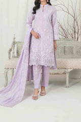 Gulshanara By Tawakkal Unstitched 3 Piece Emb Broshia Banarsi Lawn Vol-03 Suit-D-2562