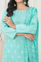 Gulshanara By Tawakkal Unstitched 3 Piece Emb Broshia Banarsi Lawn Vol-03 Suit-D-2564