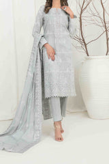 Gulshanara By Tawakkal Unstitched 3 Piece Emb Broshia Banarsi Lawn Vol-03 Suit-D-2565