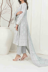 Gulshanara By Tawakkal Unstitched 3 Piece Emb Broshia Banarsi Lawn Vol-03 Suit-D-2565