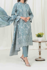 Gulshanara By Tawakkal Unstitched 3 Piece Emb Broshia Banarsi Lawn Vol-03 Suit-D-2566