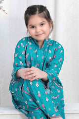 Little Dreamers By Tawakkal Stitched 2 Piece Digital Print Swiss Kids Suit-D-2575