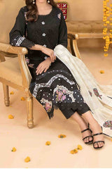 Zala By Tawakkal Unstitched 3 Piece Fancy Emb Lawn Suit-D-2588