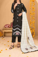 Zala By Tawakkal Unstitched 3 Piece Fancy Emb Lawn Suit-D-2588