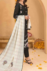 Zala By Tawakkal Unstitched 3 Piece Fancy Emb Lawn Suit-D-2588