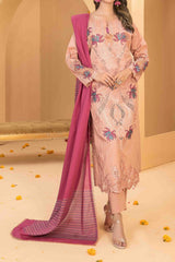 Zala By Tawakkal Unstitched 3 Piece Fancy Emb Lawn Suit-D-2591