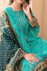 Farideh By Tawakkal Unstitched 3 Piece Emb Digital Print Lawn Suit-D-2594