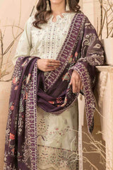 Farideh By Tawakkal Unstitched 3 Piece Emb Digital Print Lawn Suit-D-2597