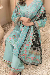Farideh By Tawakkal Unstitched 3 Piece Emb Digital Print Lawn Suit-D-2600