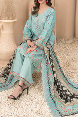 Farideh By Tawakkal Unstitched 3 Piece Emb Digital Print Lawn Suit-D-2600