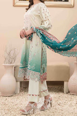 Farideh By Tawakkal Unstitched 3 Piece Emb Digital Print Lawn Suit-D-2601