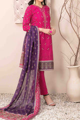 Ursiya By Tawakkal Unstitched 3 Piece Emb Digital Printed Lawn Suit-D-2602