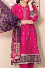 Ursiya By Tawakkal Unstitched 3 Piece Emb Digital Printed Lawn Suit-D-2602