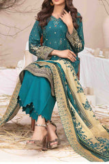 Ursiya By Tawakkal Unstitched 3 Piece Emb Digital Printed Lawn Suit-D-2605