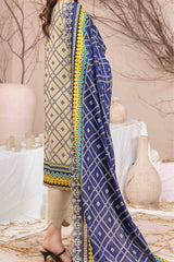 Ursiya By Tawakkal Unstitched 3 Piece Emb Digital Printed Lawn Suit-D-2607