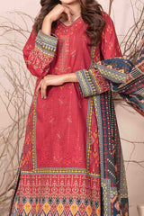 Ursiya By Tawakkal Unstitched 3 Piece Emb Digital Printed Lawn Suit-D-2608