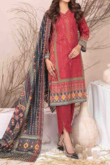 Ursiya By Tawakkal Unstitched 3 Piece Emb Digital Printed Lawn Suit-D-2608