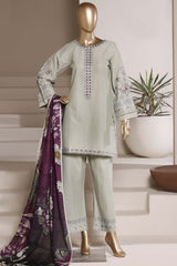 Eclair By Sada Bahar Stitched 3 Piece Emb Lawn Suit-D-261-PISTA