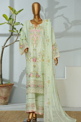 Bin Saeed Stitched 3 Piece Luxury Emb Lawn Suit-D-2708 ANGORI