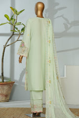 Bin Saeed Stitched 3 Piece Luxury Emb Lawn Suit-D-2708 ANGORI