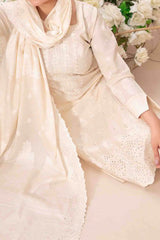 Gulshanara By Tawakkal Unstitched 3 Piece Emb Broshia Banarsi Lawn Vol-02 Suit-D-2714