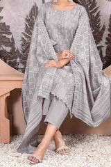 Gulshanara By Tawakkal Unstitched 3 Piece Emb Broshia Banarsi Lawn Vol-02 Suit-D-2716