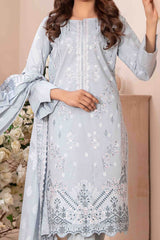 Gulshanara By Tawakkal Unstitched 3 Piece Emb Broshia Banarsi Lawn Vol-02 Suit-D-2719