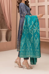 Jana By Tawakkal Unstitched 3 Piece Broshia Banarsi Lawn Suit-D-2732