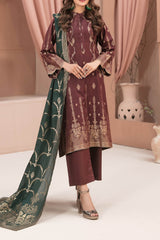 Jana By Tawakkal Unstitched 3 Piece Broshia Banarsi Lawn Suit-D-2733