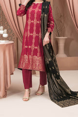 Jana By Tawakkal Unstitched 3 Piece Broshia Banarsi Lawn Suit-D-2734