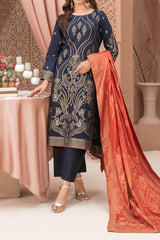 Jana By Tawakkal Unstitched 3 Piece Broshia Banarsi Lawn Suit-D-2736