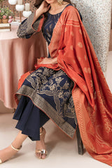 Jana By Tawakkal Unstitched 3 Piece Broshia Banarsi Lawn Suit-D-2736