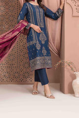 Jana By Tawakkal Unstitched 3 Piece Broshia Banarsi Lawn Suit-D-2739