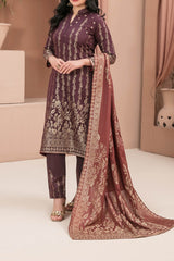 Jana By Tawakkal Unstitched 3 Piece Broshia Banarsi Lawn Suit-D-2740