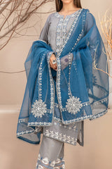 Mahlaa By Tawakkal Stitched 3 Piece Emb Lawn Vol-01 Suit-D-2782