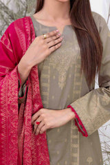 Ifsha By Tawakkal Unstitched 3 Piece Broshia Banarsi Lawn Suit-D-2794