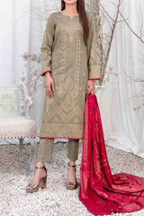 Ifsha By Tawakkal Unstitched 3 Piece Broshia Banarsi Lawn Suit-D-2794