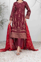 Ifsha By Tawakkal Unstitched 3 Piece Broshia Banarsi Lawn Suit-D-2795