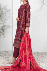 Ifsha By Tawakkal Unstitched 3 Piece Broshia Banarsi Lawn Suit-D-2795