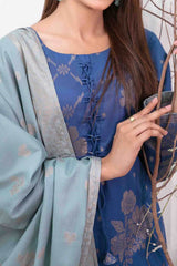 Ifsha By Tawakkal Unstitched 3 Piece Broshia Banarsi Lawn Suit-D-2796