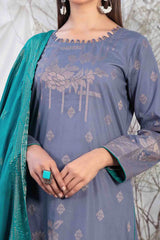 Ifsha By Tawakkal Unstitched 3 Piece Broshia Banarsi Lawn Suit-D-2798