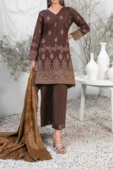 Ifsha By Tawakkal Unstitched 3 Piece Broshia Banarsi Lawn Suit-D-2799