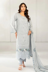 Azka By Tawakkal Stitched 3 Piece Emb Fancy Lawn Vol-1 Suit-D-2827
