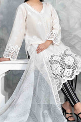 Rayleah By Tawakkal Unstitched 3 Piece Emb Schiffli Lawn Suit-D-2928