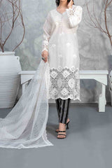 Rayleah By Tawakkal Unstitched 3 Piece Emb Schiffli Lawn Suit-D-2928