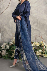 Lazinah By Tawakkal Unstitched 3 Piece Emb Lawn Suit-D-2930